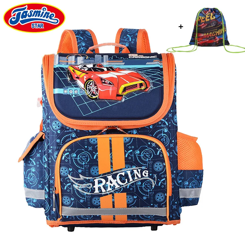 JASMINESTAR Grade 1-3-5 Boy School Bag Primary Student Orthopedic Cartoon Race Car Backpack Children's School Bags
JASMINESTAR Grade 1-3-5 Boy School Bag Primary Student Orthopedic Cartoon Race Car Backpack Children's School Bags