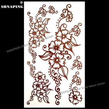 SHNAPIGN Sexy Bronze Lace Temporary Tattoo Body Art Arm Flash Tattoo Stickers 17*10cm Waterproof Fake Henna Painless Sticker
SHNAPIGN Sexy Bronze Lace Temporary Tattoo Body Art Arm Flash Tattoo Stickers 17*10cm Waterproof Fake Henna Painless Sticker