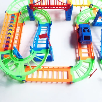 DIY Magical Railway Road Track Toys Variety Electric Speed Car Train Model Assembly Racing Rail Tracks Car Toy For Children
DIY Magical Railway Road Track Toys Variety Electric Speed Car Train Model Assembly Racing Rail Tracks Car Toy For Children