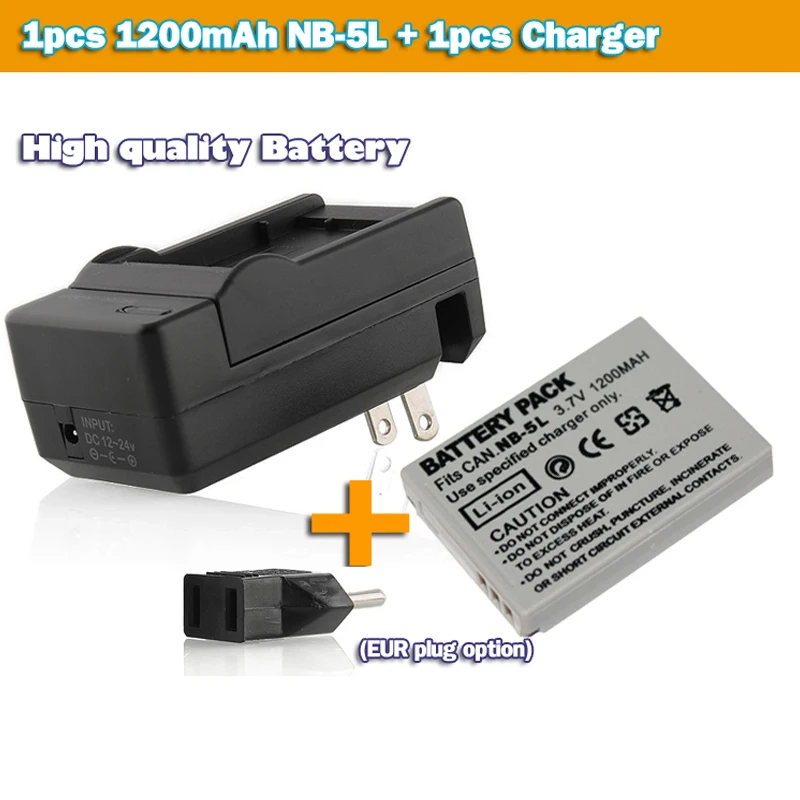NB-5L аккумуляторов NB5L NB 5L + зарядное устройство постоянного тока для камер Canon IXY