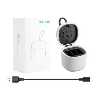 Yiwa TELESIN Sports Camera Charger Storage Box Battery Accessories Charging Box for gopro hero7/6/5 Camera Battery Charger
Yiwa TELESIN Sports Camera Charger Storage Box Battery Accessories Charging Box for gopro hero7/6/5 Camera Battery Charger