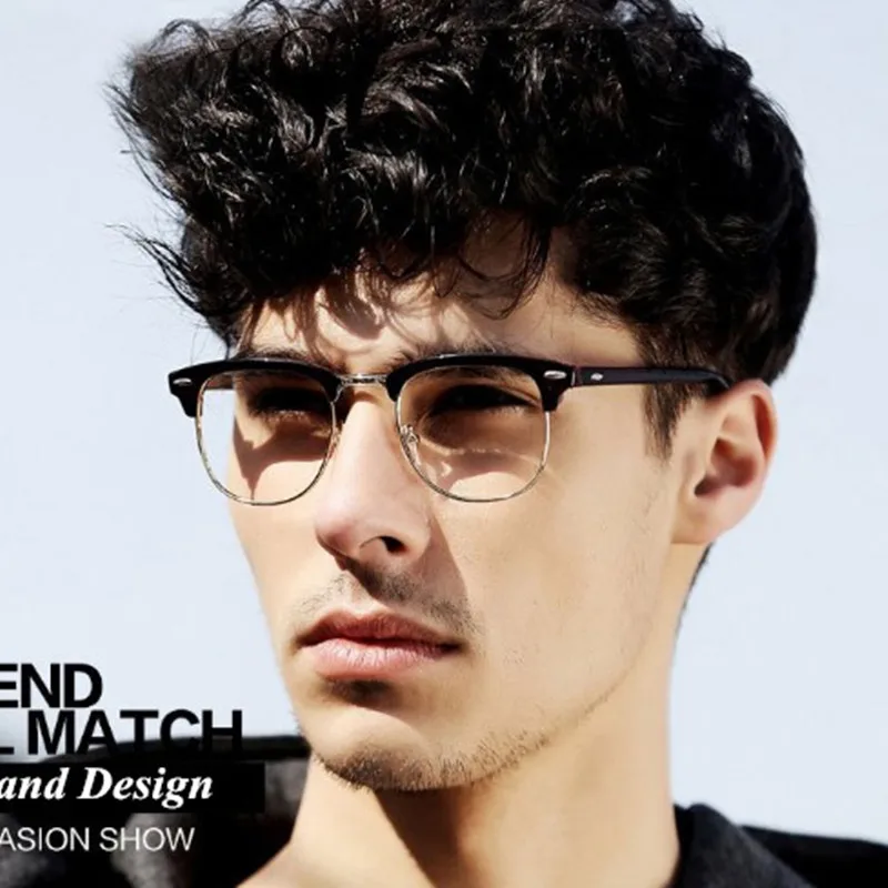 Retro Fashion Metal Half Frame Glasses Frame Woman Men Reading Glass UV Protection Clear Lens Computer Eyewear Eyeglasses
Retro Fashion Metal Half Frame Glasses Frame Woman Men Reading Glass UV Protection Clear Lens Computer Eyewear Eyeglasses