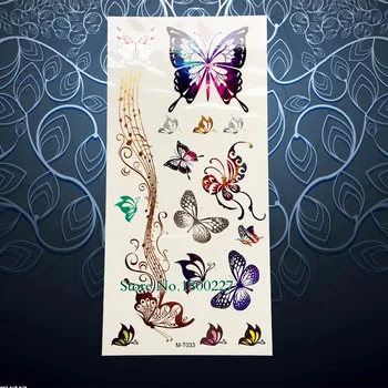 Flash Gold Temporary Tattoo Water Transfer Metallic Fake Tattoo Jewelry Stickers 21x10CM Butterfly Henna Paste Child Xmas Gifts
Flash Gold Temporary Tattoo Water Transfer Metallic Fake Tattoo Jewelry Stickers 21x10CM Butterfly Henna Paste Child Xmas Gifts