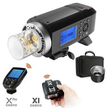 Godox Wistro AD400Pro All-in-one Outdoor Li-ion Battery Flash 400WS TTL HSS 2.4G Flashlight for Canon Nikon Sony Olympus FUJI
Godox Wistro AD400Pro All-in-one Outdoor Li-ion Battery Flash 400WS TTL HSS 2.4G Flashlight for Canon Nikon Sony Olympus FUJI