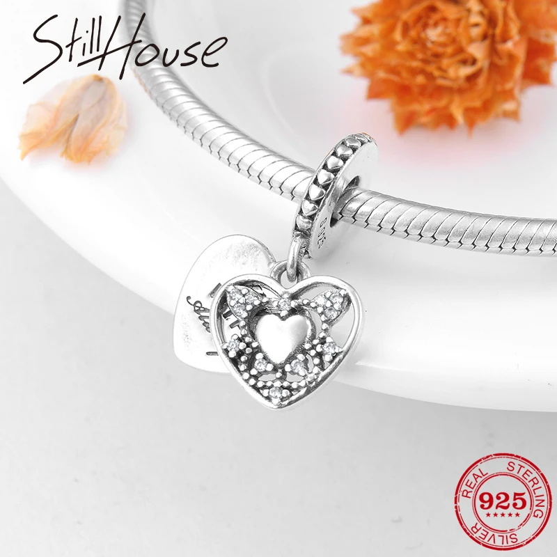 Girlfriend Gift Silver 925 sparking CZ Pendants Heart charms Jewelry making Fit Original Pandora Charm Bracelet Necklace 2018
Girlfriend Gift Silver 925 sparking CZ Pendants Heart charms Jewelry making Fit Original Pandora Charm Bracelet Necklace 2018