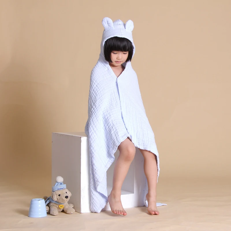 5 Colors Baby Boy Girls Infant 6 layers 100% Cotton Gauze Solid color Hooded Bath Towel Wrap Ultra Soft Strong Water Absorption 
5 Colors Baby Boy Girls Infant 6 layers 100% Cotton Gauze Solid color Hooded Bath Towel Wrap Ultra Soft Strong Water Absorption