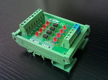 4 Way Photoelectric Isolation Module PLC Signal Level 4 Channel Voltage Conversion Board PNP Output OC
4 Way Photoelectric Isolation Module PLC Signal Level 4 Channel Voltage Conversion Board PNP Output OC