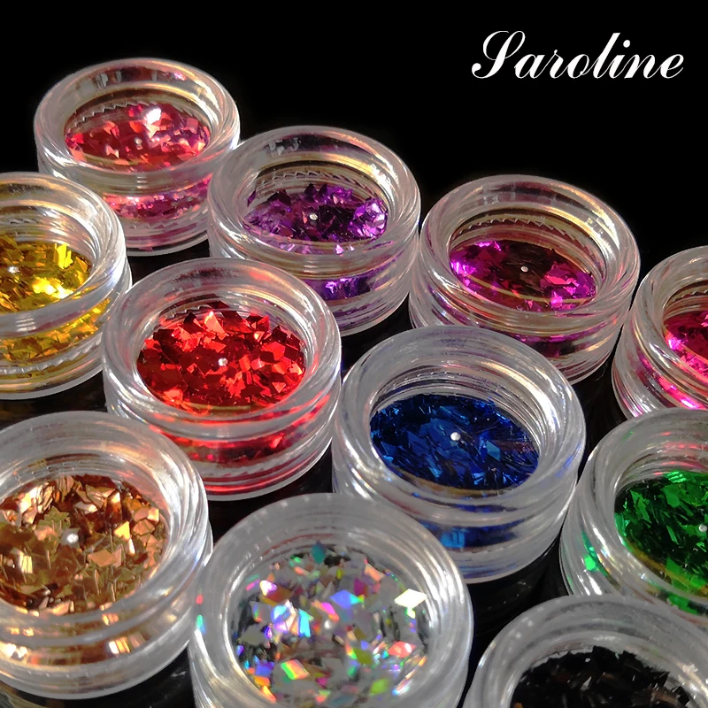 Saroline Powder Glitters for Gel Art 1Box All for Manicure Mixed Nails Glitter Hexagon Shape Nail Art Glitter Powder Sheets Tips
Saroline Powder Glitters for Gel Art 1Box All for Manicure Mixed Nails Glitter Hexagon Shape Nail Art Glitter Powder Sheets Tips