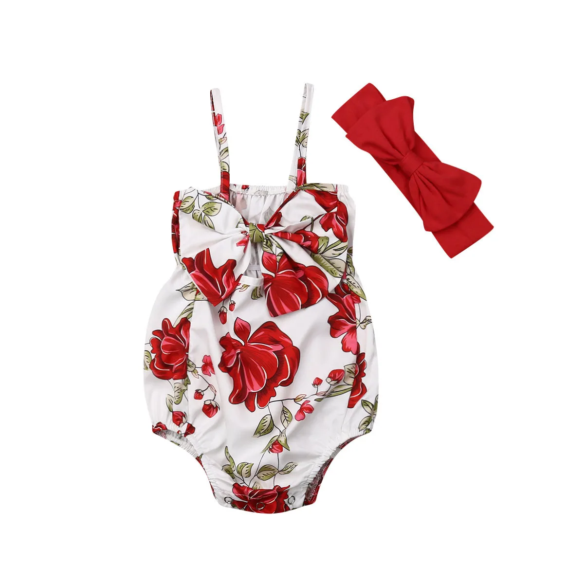 Newborn Baby Girls Strap Bodysuits Cute Toddlers Kids Sleeveless Floral Bow Jumpsuit Harem Trousers Summer Clothes Outfits
Newborn Baby Girls Strap Bodysuits Cute Toddlers Kids Sleeveless Floral Bow Jumpsuit Harem Trousers Summer Clothes Outfits