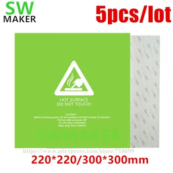 5pcs Heat Bed Sticker Hotbed Sheet tape green 220*220/300*300mm For Wanhao i3 Anet A8 A6 3D Printer Printing Build Plateform
5pcs Heat Bed Sticker Hotbed Sheet tape green 220*220/300*300mm For Wanhao i3 Anet A8 A6 3D Printer Printing Build Plateform
