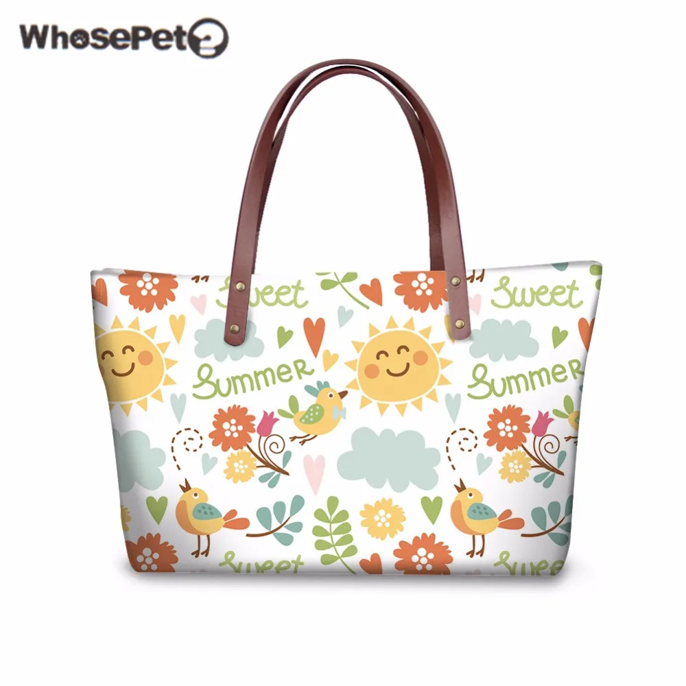 WHOSEPET Cartoon Handbags Women's Cat Birds Printing Female Shoulder Bags For Women 2017 Cute Tote sac a main femme Dropshippers
WHOSEPET Cartoon Handbags Women's Cat Birds Printing Female Shoulder Bags For Women 2017 Cute Tote sac a main femme Dropshippers