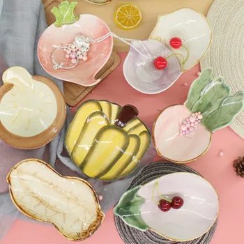 Creative Vegetables Cute Ceramic Dishes Dessert Dish Fruit Snack Storage Tray Simple Creative Ceramic Lovely Decorative Plate
Creative Vegetables Cute Ceramic Dishes Dessert Dish Fruit Snack Storage Tray Simple Creative Ceramic Lovely Decorative Plate