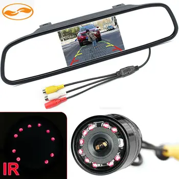 Parking Assistance 4.3" TFT LCD Display Car Rear View Mirror Monitor + 10 IR LED Night Vision Reversing Backup Camera
Parking Assistance 4.3" TFT LCD Display Car Rear View Mirror Monitor + 10 IR LED Night Vision Reversing Backup Camera