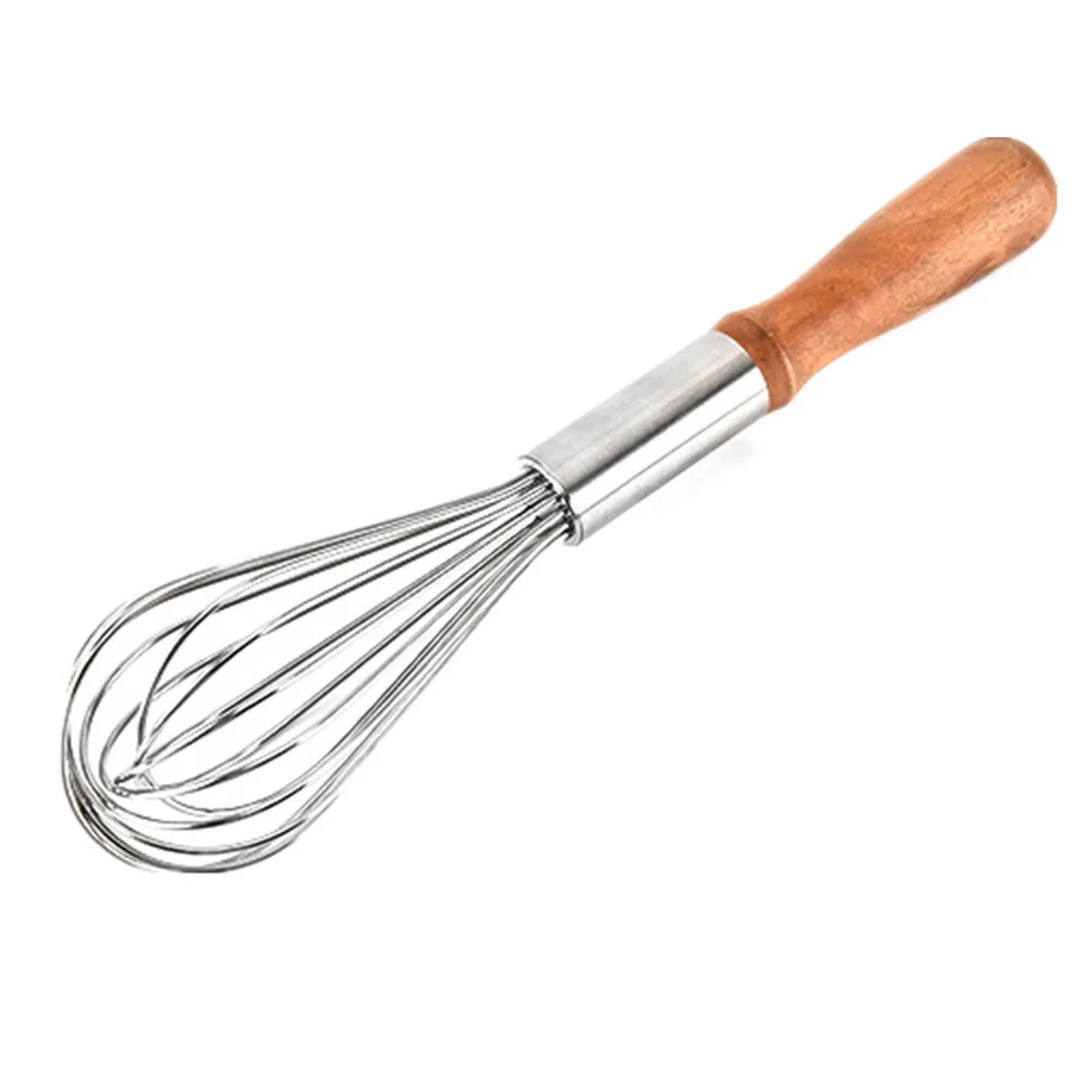 Stainless Steel Hand Whisk Mixer Balloon Egg Milk Coffee Beater Wooden Handle Kitchen Cooking Tool Dining Accessories 10May 29
Stainless Steel Hand Whisk Mixer Balloon Egg Milk Coffee Beater Wooden Handle Kitchen Cooking Tool Dining Accessories 10May 29