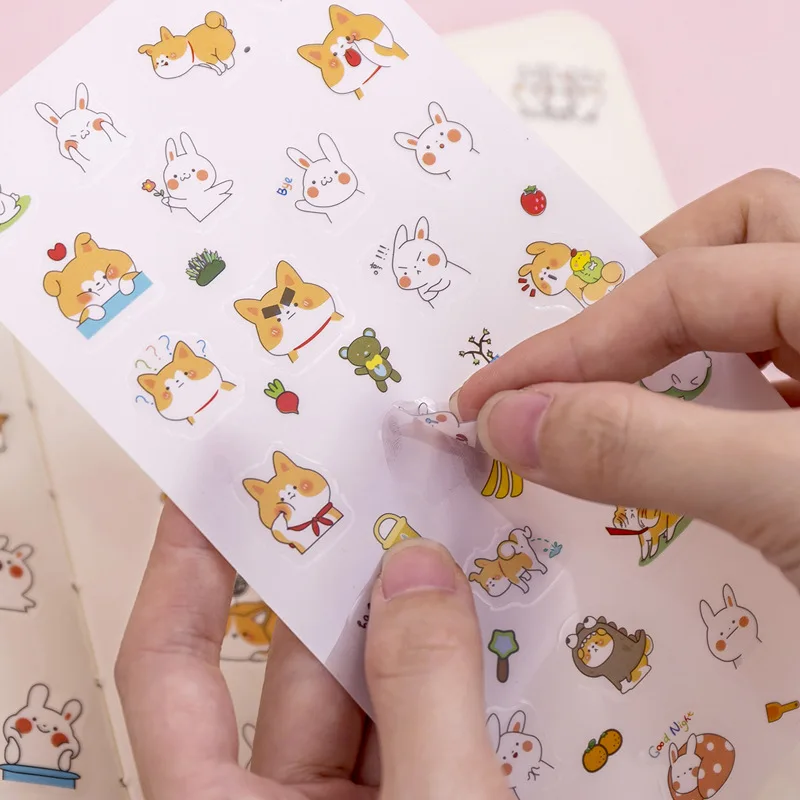 6pcs Cute Cartoon Pvc Sticker Korea Creative Stationery Diy Photo Album Scrapbooking Decoration Sticker Materials Sticker Flakes
6pcs Cute Cartoon Pvc Sticker Korea Creative Stationery Diy Photo Album Scrapbooking Decoration Sticker Materials Sticker Flakes