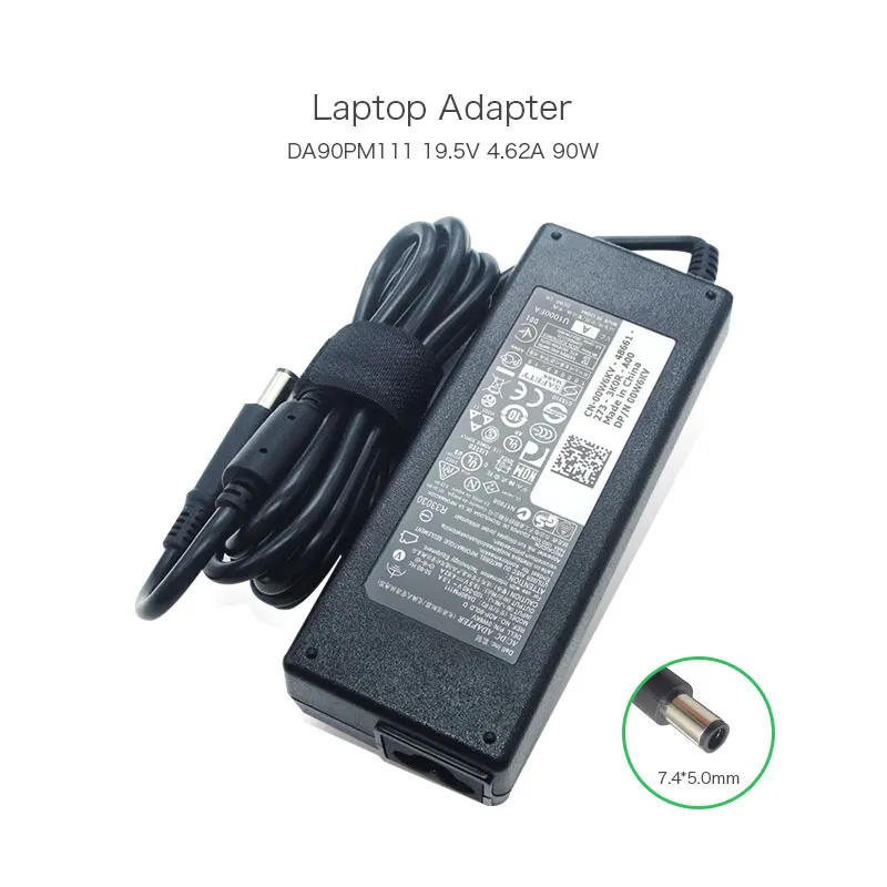 Original 19.5V 4.62A 7.4*5.0mm 90W ADP-90LD D 0W6KV AC Adapter for Dell Vostro 3555 3560 3750 5460 DA90PM111 Laptop Charger
Original 19.5V 4.62A 7.4*5.0mm 90W ADP-90LD D 0W6KV AC Adapter for Dell Vostro 3555 3560 3750 5460 DA90PM111 Laptop Charger