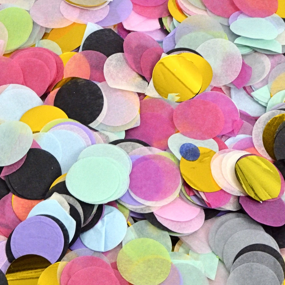 10g 1/2.5cm Round Tissue Paper Confetti Multicolor Wedding Table Decoration Event Party Supplies Birthday Balloon Decor
10g 1/2.5cm Round Tissue Paper Confetti Multicolor Wedding Table Decoration Event Party Supplies Birthday Balloon Decor