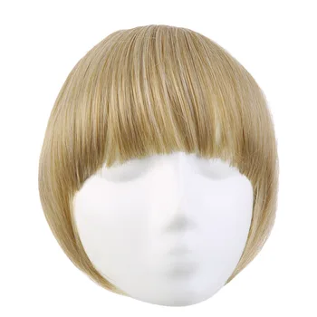 SARLA Clip in Bangs Extension Fake Hair Synthetic Clip on Blunt Bang Fringe with Long Sides For Women Natural Flase Black B3
SARLA Clip in Bangs Extension Fake Hair Synthetic Clip on Blunt Bang Fringe with Long Sides For Women Natural Flase Black B3