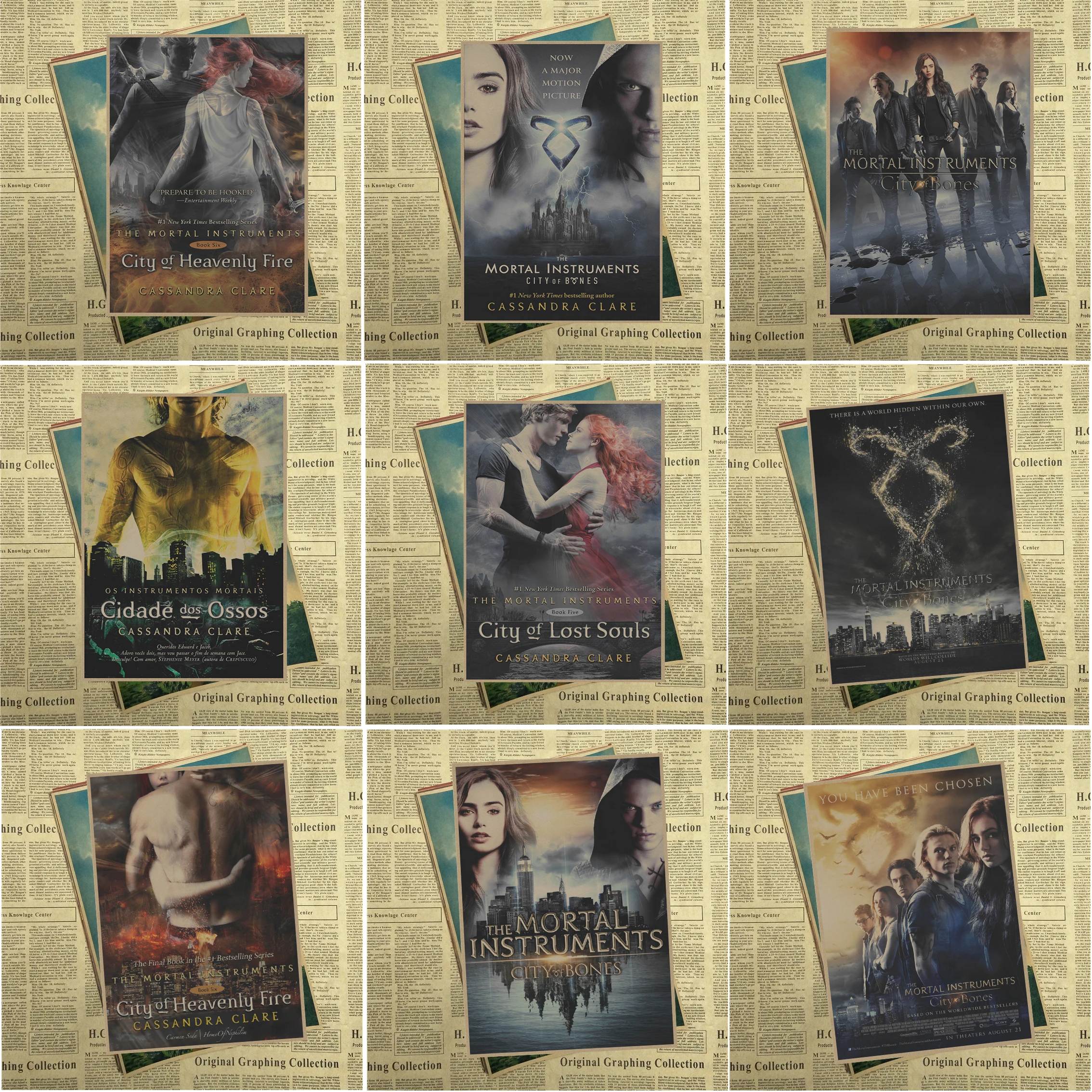 The Mortal Instruments: City of Bones Lily Collins Vintage Kraft poster the best gift for kids room 42X30CM
The Mortal Instruments: City of Bones Lily Collins Vintage Kraft poster the best gift for kids room 42X30CM
