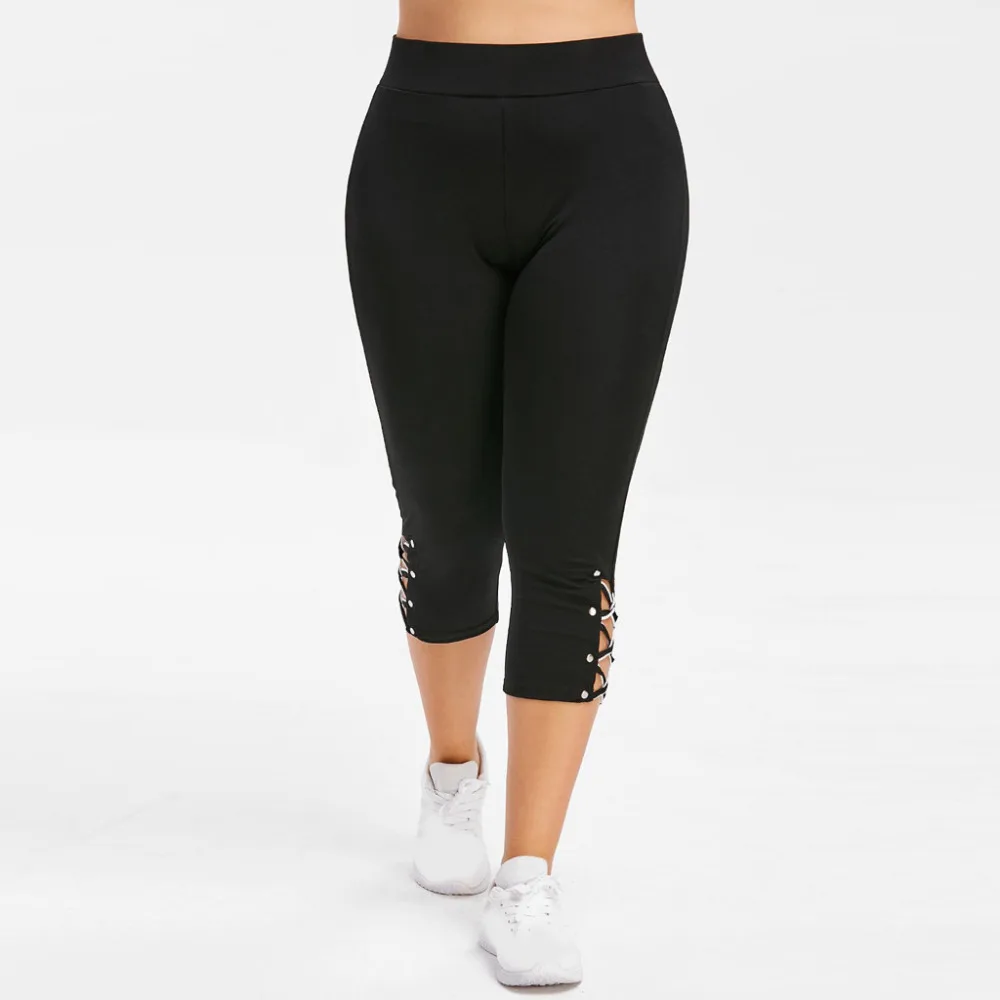 Woman Pants Casual Elastic Waist Plus Size Cross Straps Leggings High Wasit Calf-Length Pencil Pants pantalon cargo femme #15
Woman Pants Casual Elastic Waist Plus Size Cross Straps Leggings High Wasit Calf-Length Pencil Pants pantalon cargo femme #15