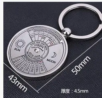 100pcs/lot fedex fast Mini Retro Trendy Stainless Steel Calendar Unique Metal Key Chain Ring 50 Years key ring
100pcs/lot fedex fast Mini Retro Trendy Stainless Steel Calendar Unique Metal Key Chain Ring 50 Years key ring