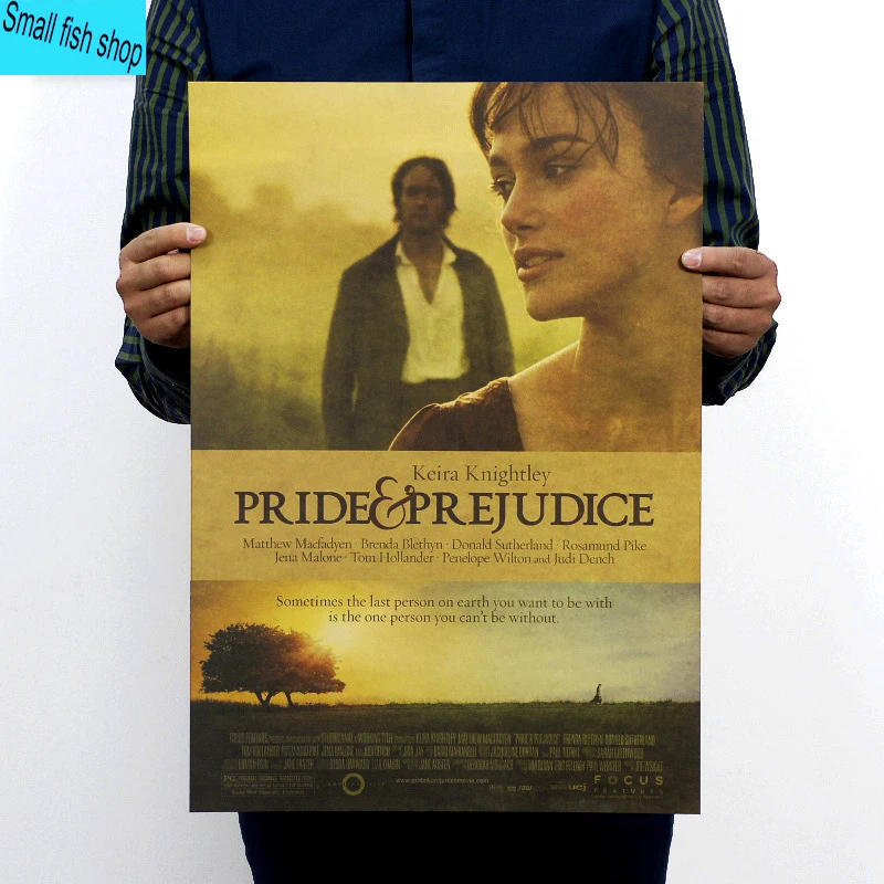 Pride and Prejudice Keira Knightley Hollywood Home Furnishing decoration Kraft Movie Poster Drawing core Wall stickers
Pride and Prejudice Keira Knightley Hollywood Home Furnishing decoration Kraft Movie Poster Drawing core Wall stickers