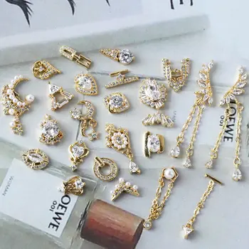 5pcs/lot Pendant/wings/chain 3D Alloy Nail Art Zircon Pearl metal manicure nail accessories DIY Nail Decoration Nail charms
5pcs/lot Pendant/wings/chain 3D Alloy Nail Art Zircon Pearl metal manicure nail accessories DIY Nail Decoration Nail charms