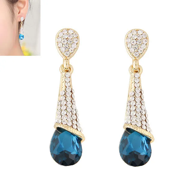 NANBO New jewellry Fashion Charm Drop Dangle Earring Blue Weddings Party earrings for Women Jewelry
NANBO New jewellry Fashion Charm Drop Dangle Earring Blue Weddings Party earrings for Women Jewelry