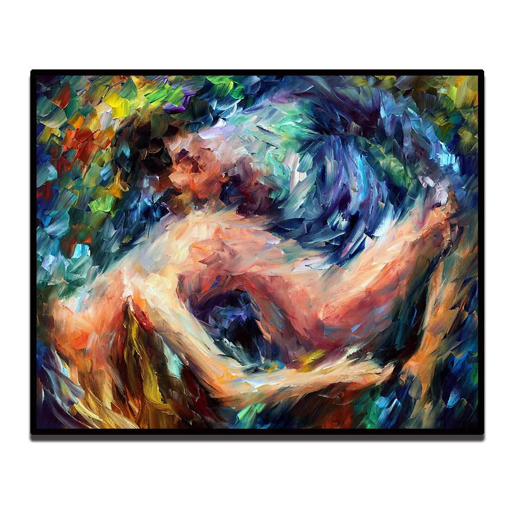 Sexy Lover Nude Picture Palette Knife Oil Painting Canvas Print Modern Abstract Single Wall Art Home Bedroom Hotel Decoration
Sexy Lover Nude Picture Palette Knife Oil Painting Canvas Print Modern Abstract Single Wall Art Home Bedroom Hotel Decoration