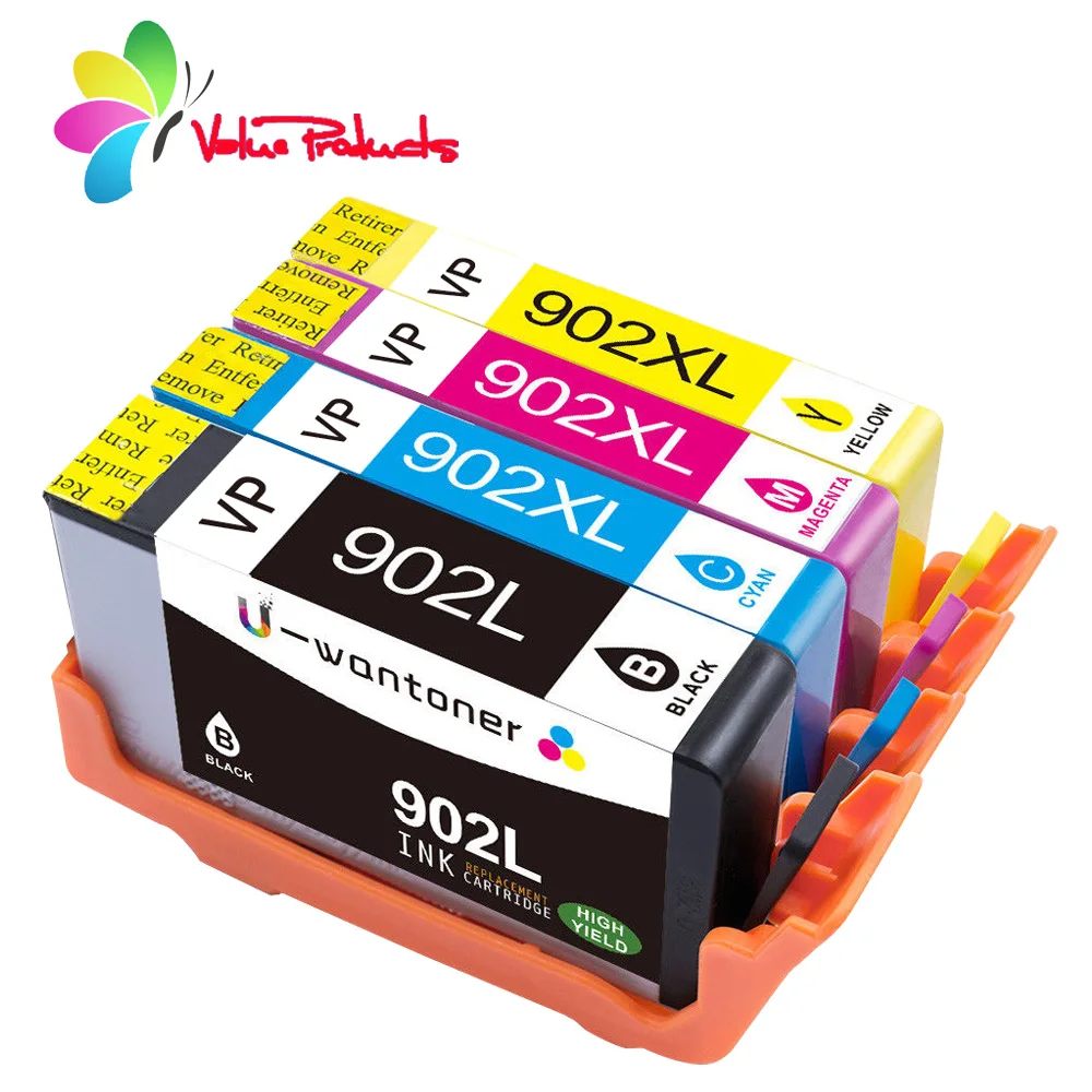 902 ink 902XL Ink for HP902xl HP902 ink cartridges 4 pack BKCMY Re-Manufactured for HP Officejet Pro 6978 6958 6968
902 ink 902XL Ink for HP902xl HP902 ink cartridges 4 pack BKCMY Re-Manufactured for HP Officejet Pro 6978 6958 6968