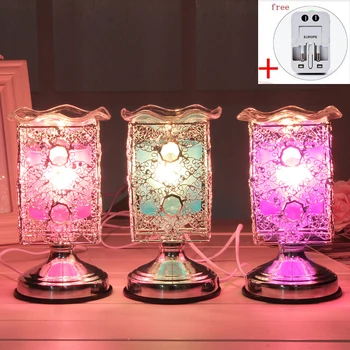 220V Modern Metal Alloy Electric Plug Essential Oil Touch-sensitive Aroma Lamp Dimming Night Light Birthday Gifts Incense Burner
220V Modern Metal Alloy Electric Plug Essential Oil Touch-sensitive Aroma Lamp Dimming Night Light Birthday Gifts Incense Burner
