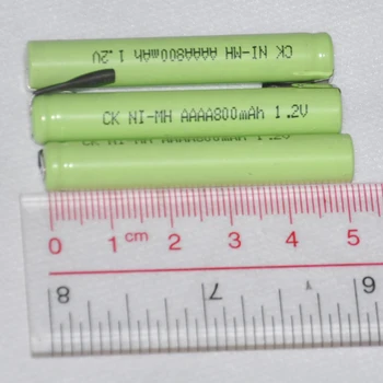UNITEK 30PCS 1.2V AAAA rechargeable battery 800mah 4A ni-mh nimh cell with welding pins for Laser pointer pen flashlight
UNITEK 30PCS 1.2V AAAA rechargeable battery 800mah 4A ni-mh nimh cell with welding pins for Laser pointer pen flashlight