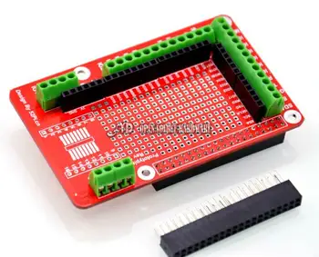 Raspberry PI 3 B+ two generation B PI3 version of the prototype raspberry pie expansion board 
Raspberry PI 3 B+ two generation B PI3 version of the prototype raspberry pie expansion board