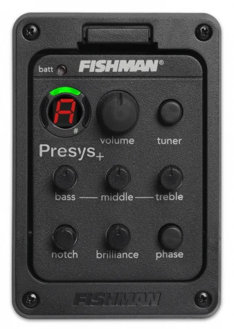 

Guitar Pickups Fishman Presys + Preamp 201 EQ Tuner Piezo Pickup Equalizer System Acoustic Guitar Pickup