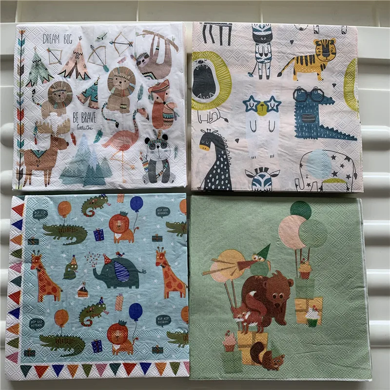 Decoupage paper napkins elegant tissue vintage towel cute cartoon animal lion kid birthday wedding party home beautiful decor 20
Decoupage paper napkins elegant tissue vintage towel cute cartoon animal lion kid birthday wedding party home beautiful decor 20