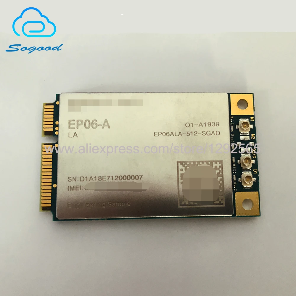 EP06-A EP06 Mini Pcie B2/B4/B5/B7/12/B13/B25/B26/B29/B30/B66 4G FDD-LTE/TDD-LTD CAT6 Module 100% New&Original
EP06-A EP06 Mini Pcie B2/B4/B5/B7/12/B13/B25/B26/B29/B30/B66 4G FDD-LTE/TDD-LTD CAT6 Module 100% New&Original