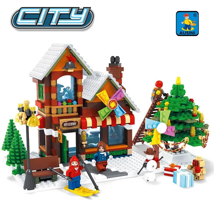 Ausini 25611 860pcs Alanwhale Winter Village Post Office City Advent Calendar Christmas Santa's Workshop Bricks Kids Toys Gift
Ausini 25611 860pcs Alanwhale Winter Village Post Office City Advent Calendar Christmas Santa's Workshop Bricks Kids Toys Gift