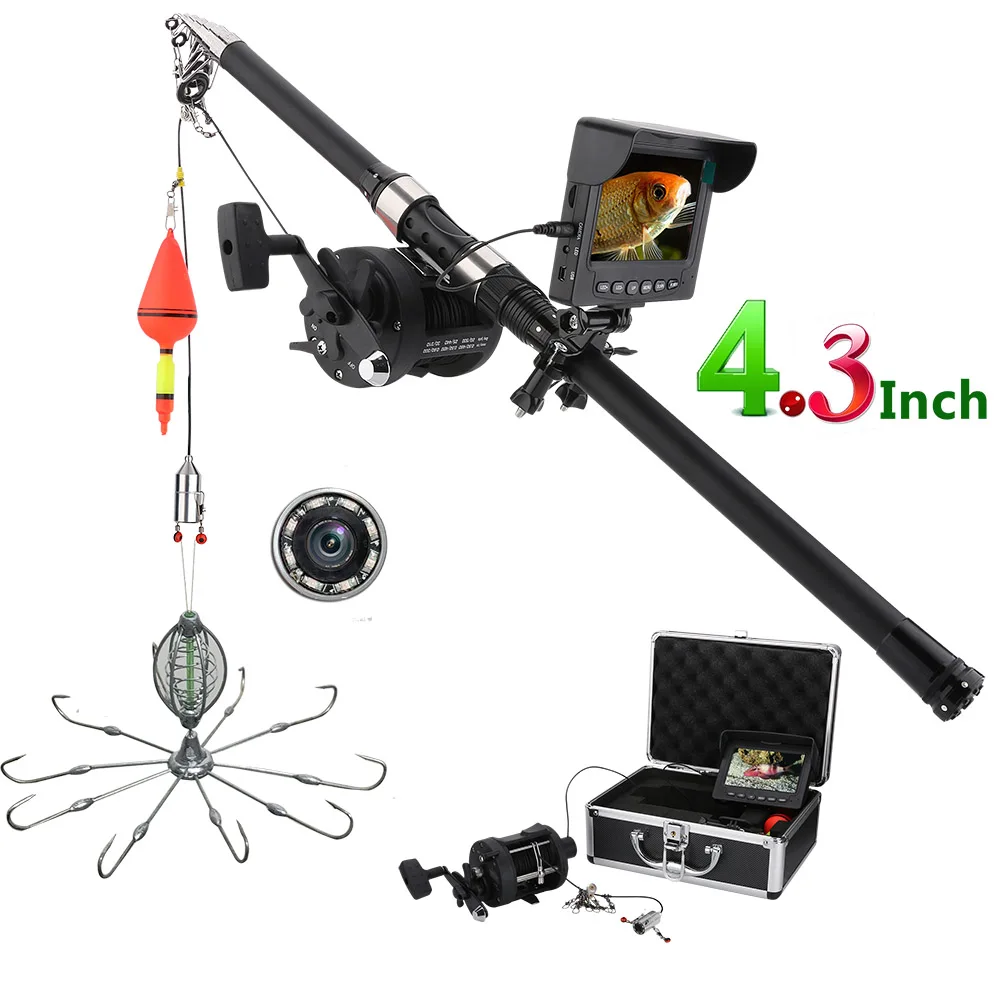 4.3 Inch Color Monitor Underwater Fishing Video Camera Kit 8 Pcs IR LED Lights with Explosion fishing hooks
4.3 Inch Color Monitor Underwater Fishing Video Camera Kit 8 Pcs IR LED Lights with Explosion fishing hooks
