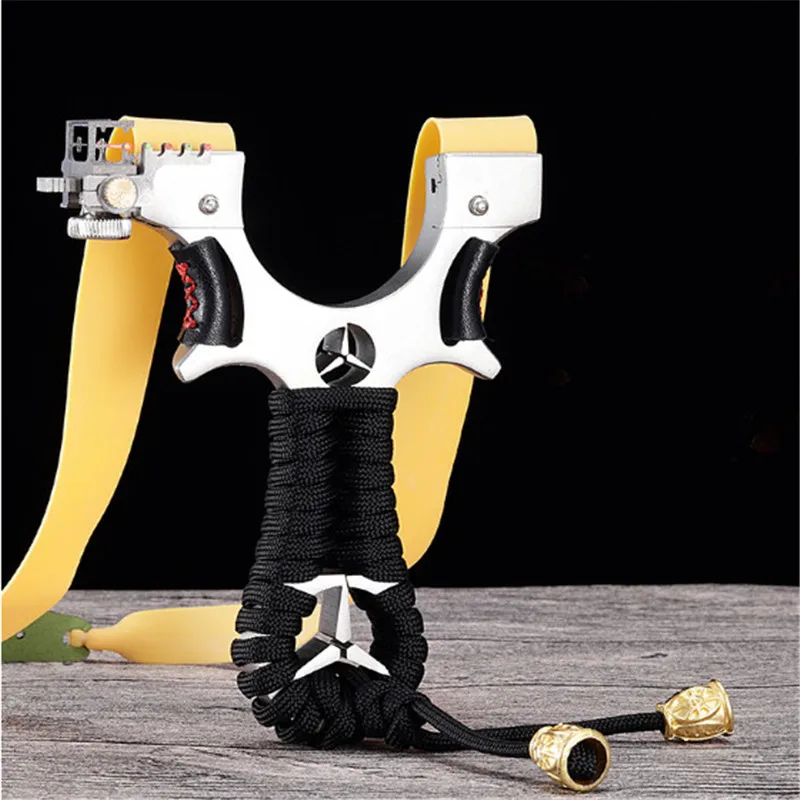 Hunting Slingshot Stainless Steel Catapult Flat rubber band Outdoor Shooting Game High Quality Professional Slingshots new 2019
Hunting Slingshot Stainless Steel Catapult Flat rubber band Outdoor Shooting Game High Quality Professional Slingshots new 2019