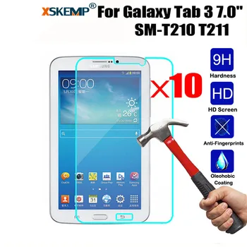 XSKEMP 10Pcs/Lot 9H Hard 0.3mm HD Protective Film For Samsung Galaxy Tab 3 7.0 T210 T211 Tablet Screen Protector Tempered Glass
XSKEMP 10Pcs/Lot 9H Hard 0.3mm HD Protective Film For Samsung Galaxy Tab 3 7.0 T210 T211 Tablet Screen Protector Tempered Glass