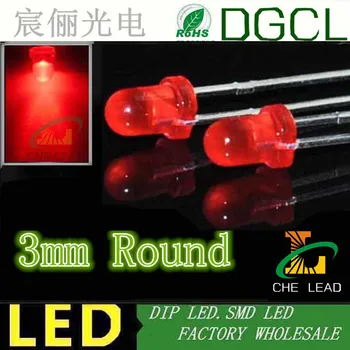 High quality 1000pcs RED 3MM LED DIODE DIFFUSED DIP LED1.7-2.2V 625-630nm(CE&Rosh)
High quality 1000pcs RED 3MM LED DIODE DIFFUSED DIP LED1.7-2.2V 625-630nm(CE&Rosh)