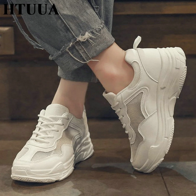 HTUUA 2019 Designer Platform Sneakers Women Vulcanized Shoes Woman Black Pink White Breathable Mesh Casual Flats SX2494
HTUUA 2019 Designer Platform Sneakers Women Vulcanized Shoes Woman Black Pink White Breathable Mesh Casual Flats SX2494