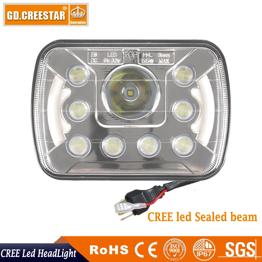 Emark E9 Headlamp 45W 7x5 7x6 led high low beam with angel eye led drl light H6014 H6052 H6054 12v led seal beam headlight x1pc
Emark E9 Headlamp 45W 7x5 7x6 led high low beam with angel eye led drl light H6014 H6052 H6054 12v led seal beam headlight x1pc