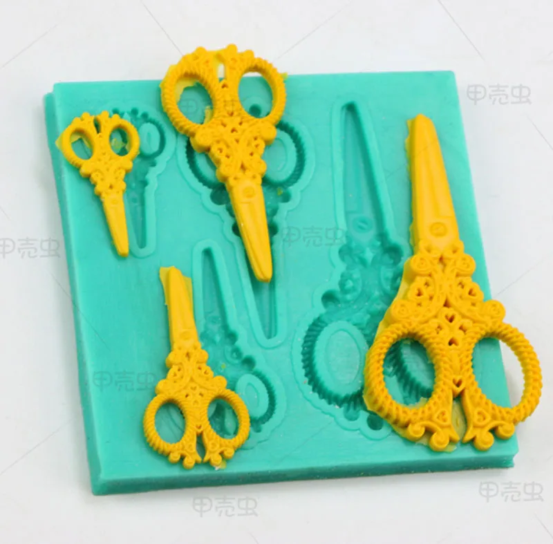 scissors Silicone soap Mould chocolate clay mold Fondant cake Decorating tool Baking gateau cupcake toppers patisserie
scissors Silicone soap Mould chocolate clay mold Fondant cake Decorating tool Baking gateau cupcake toppers patisserie