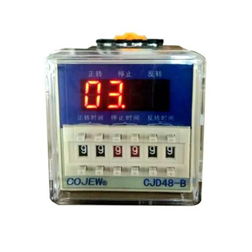 CJD48-B Forward Reverse Automatic AC Motor Controller Delay Relay Positive And Negative Timing Switch to Replace JZF07-D
CJD48-B Forward Reverse Automatic AC Motor Controller Delay Relay Positive And Negative Timing Switch to Replace JZF07-D
