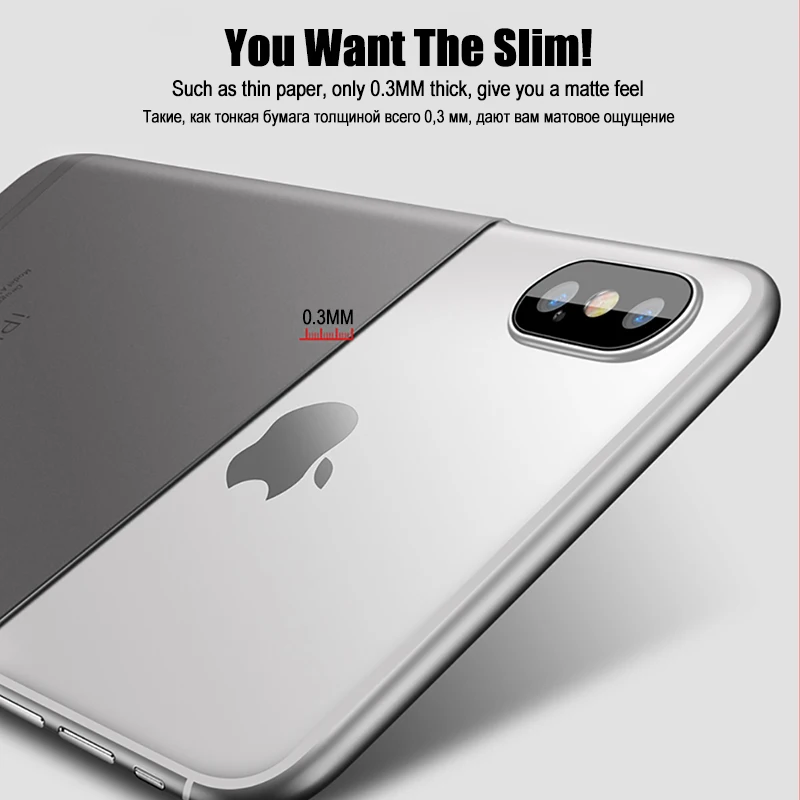LuckGuard-Ultra-Thin-Soft-Scrub-Transparent-Phone-Case-For-iPhone-8-7-6-6s-Plus-X