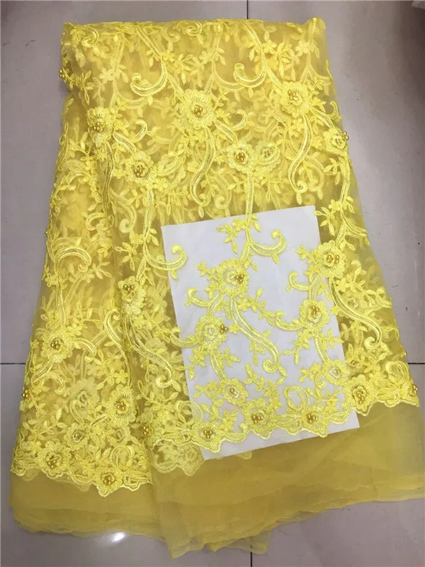 2019 Hot Sale beads Embroidered African Lace Fabric High Quality With beads French Net Guipure Lace Fabrics yellow
2019 Hot Sale beads Embroidered African Lace Fabric High Quality With beads French Net Guipure Lace Fabrics yellow