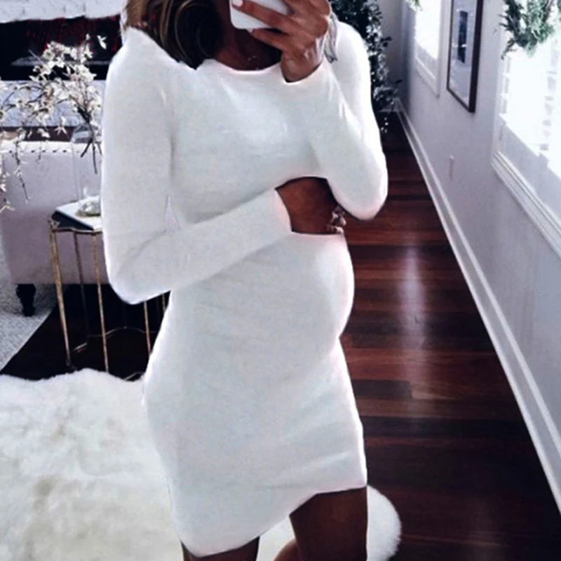 Maternity Dresses Autumn Long Sleeves Dress Pregnant Women Dresses Fancy Maternity Clothes Black White Gray
Maternity Dresses Autumn Long Sleeves Dress Pregnant Women Dresses Fancy Maternity Clothes Black White Gray