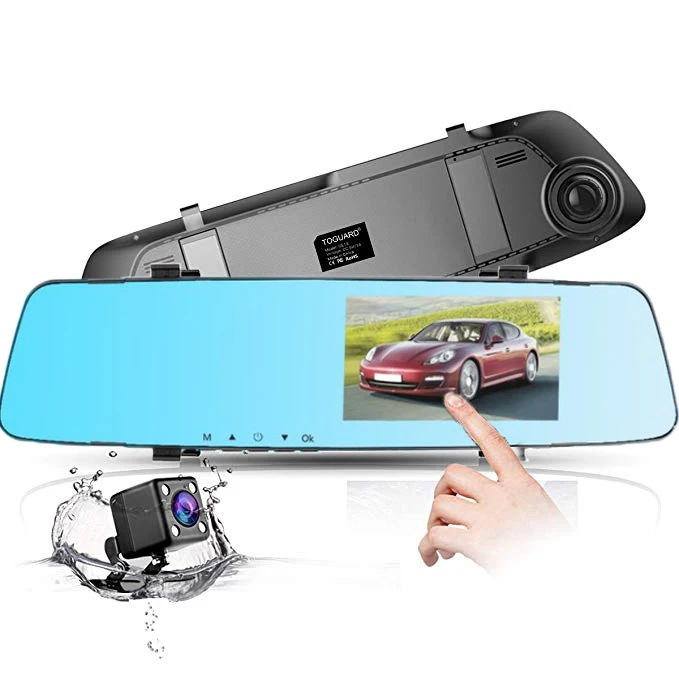 Backup Camera 4.3" Mirror Dash Cam 1080P Touch Screen Front and Rear Dual Lens Car Camera with Parking Assistance G-Sensor
Backup Camera 4.3" Mirror Dash Cam 1080P Touch Screen Front and Rear Dual Lens Car Camera with Parking Assistance G-Sensor