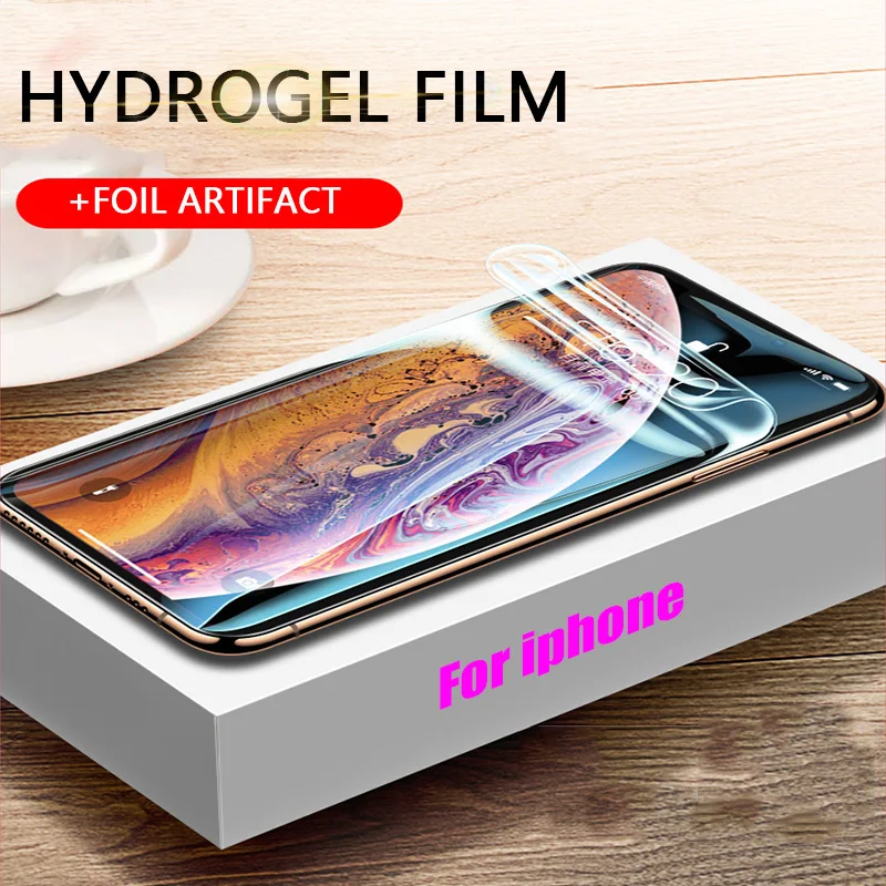 10D Full Cover Soft Hydrogel Film For iphone 6 6S 7 8 Plus X Screen Protector Film For iphone X XR XS Max 7 8 Not Tempered Glass
10D Full Cover Soft Hydrogel Film For iphone 6 6S 7 8 Plus X Screen Protector Film For iphone X XR XS Max 7 8 Not Tempered Glass